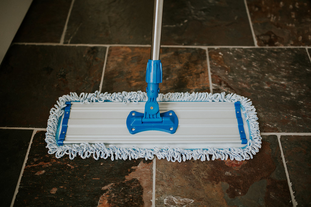 Zflow 18" Professional Microfiber Mop - Premium Stainless Steel Handle With Microfiber Pad + 3 Microfiber Wet Pads